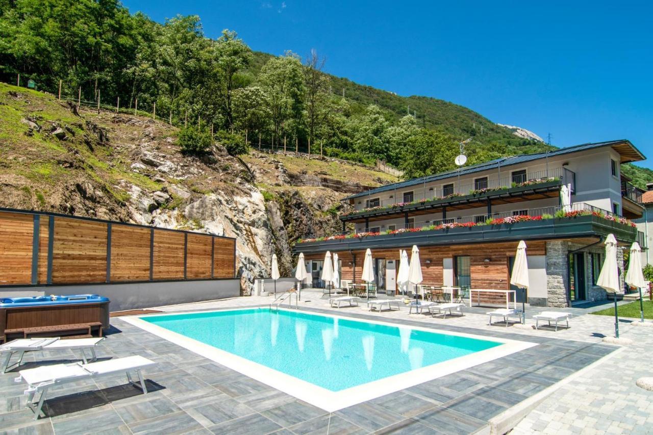 Dascio Dolce Ferienwohnung Panorama Balkon Am See Esterno foto