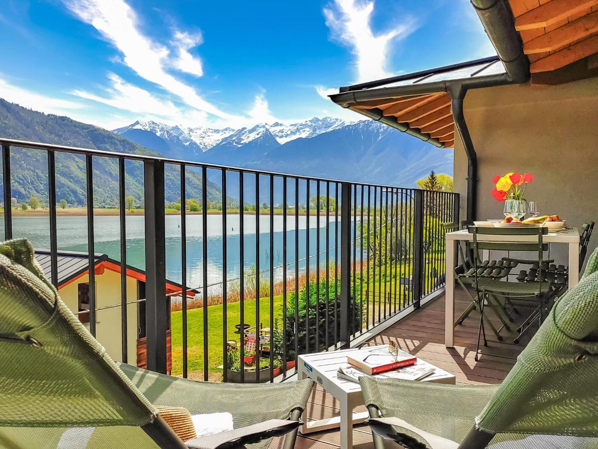 Dascio Dolce Ferienwohnung Panorama Balkon Am See Esterno foto