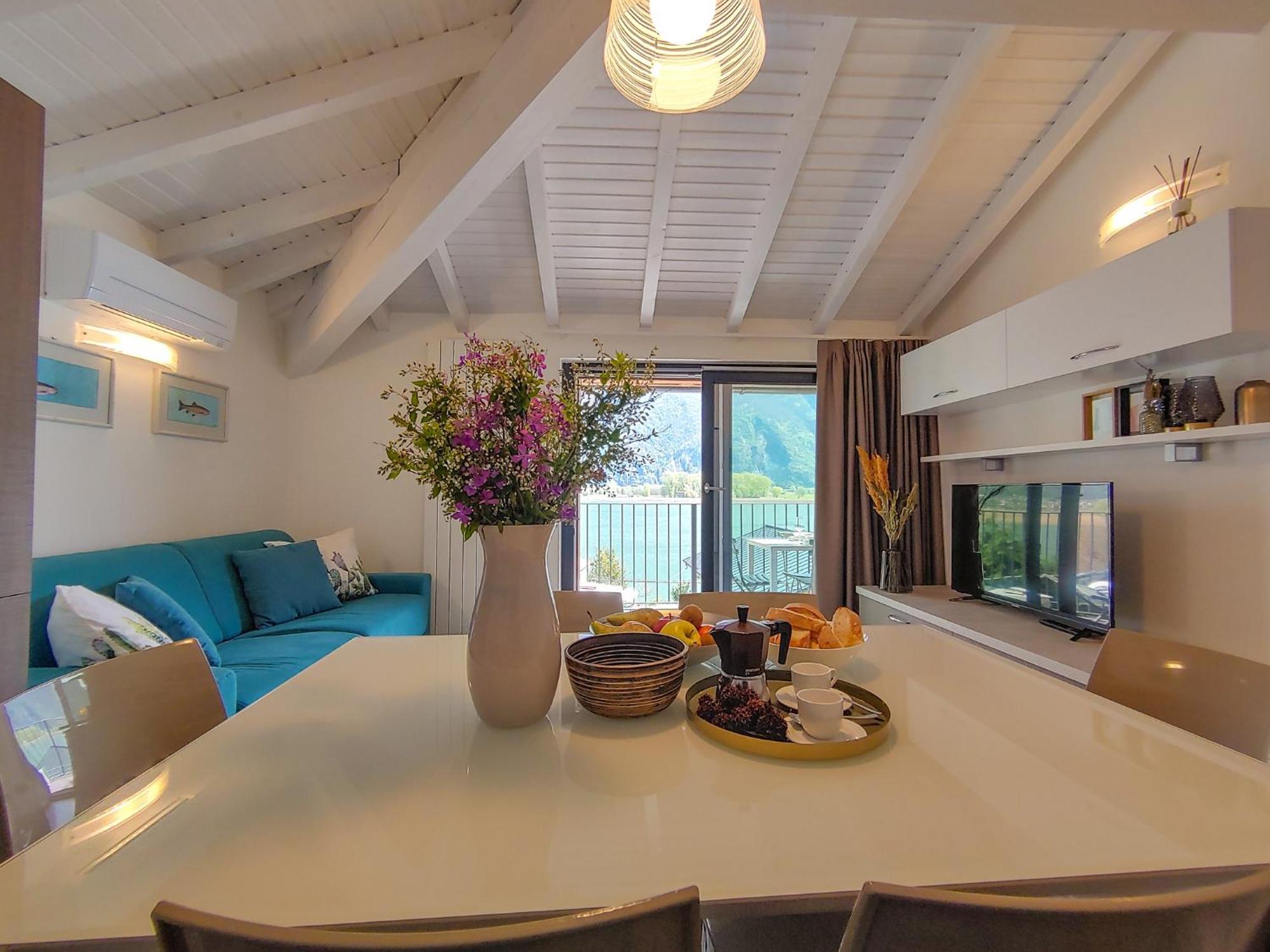 Dascio Dolce Ferienwohnung Panorama Balkon Am See Esterno foto