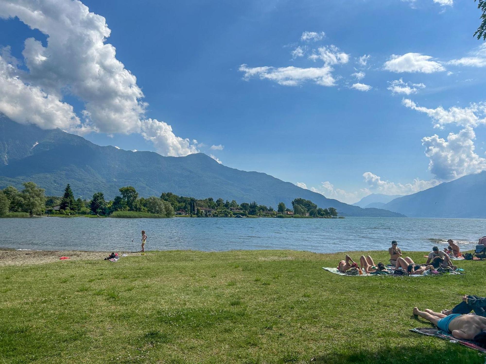 Dascio Dolce Ferienwohnung Panorama Balkon Am See Esterno foto