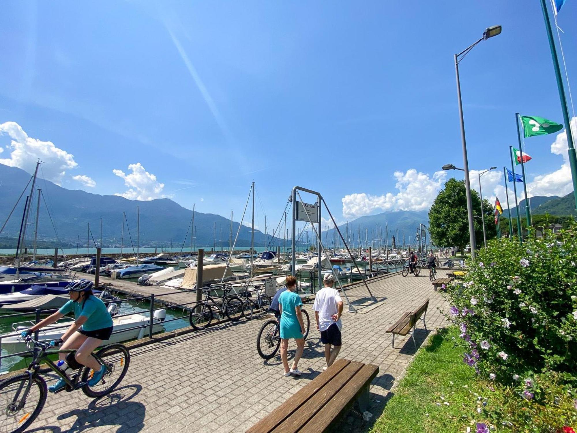 Dascio Dolce Ferienwohnung Panorama Balkon Am See Esterno foto